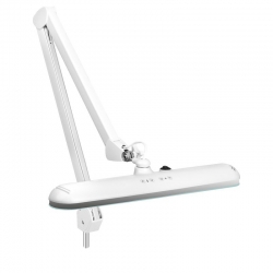 LAMPA WARSZTATOWA LED ELEGANTE 801-TL Z PODSTAWKĄ REG. NATĘŻENIE I BARWA ŚWIATŁA WHITE